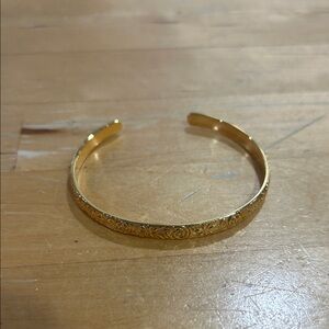 Intricate Gold Cuff Bracelet